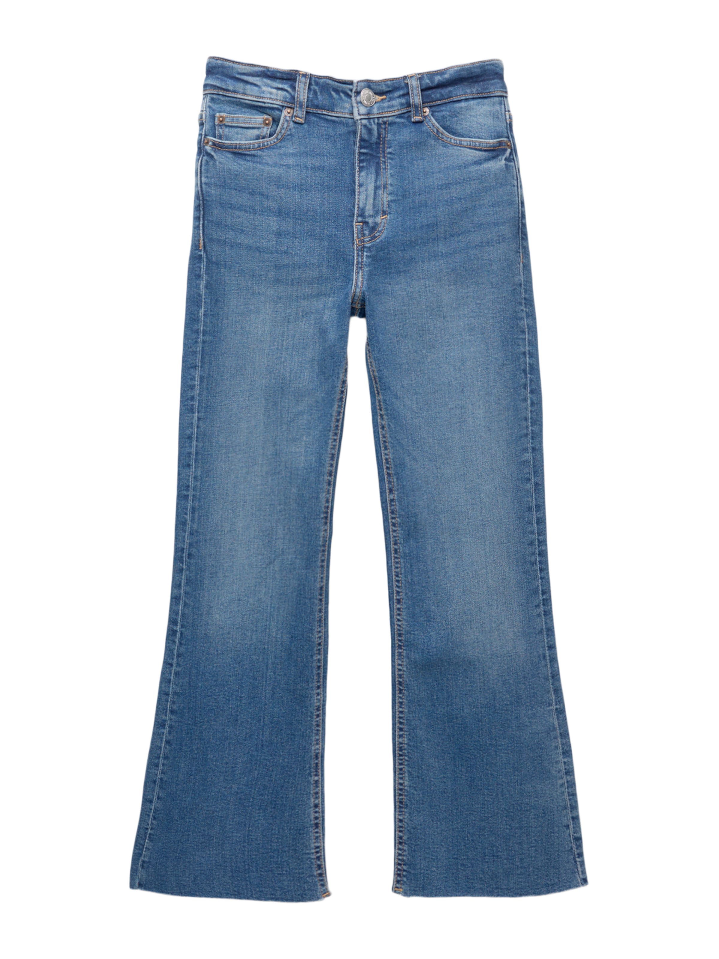 Pull&Bear Дънки Bootcut Дънки в синьо: отпред