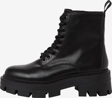 TAMARIS Lace-Up Ankle Boots in Black