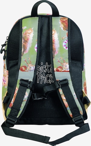 Pick & Pack Rucksack in Grün