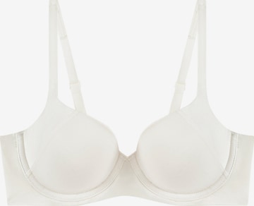 TRIUMPH T-Shirt BH 'Body Make-Up Soft Touch' in Weiß: Vorderseite