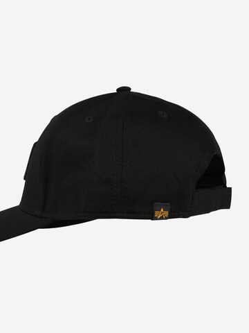 ALPHA INDUSTRIES Cap in Schwarz