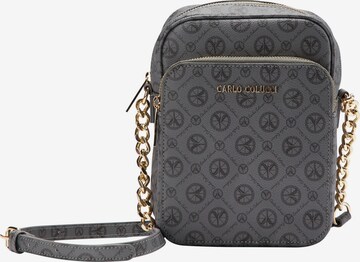 Carlo Colucci Crossbody Bag in Grey: front