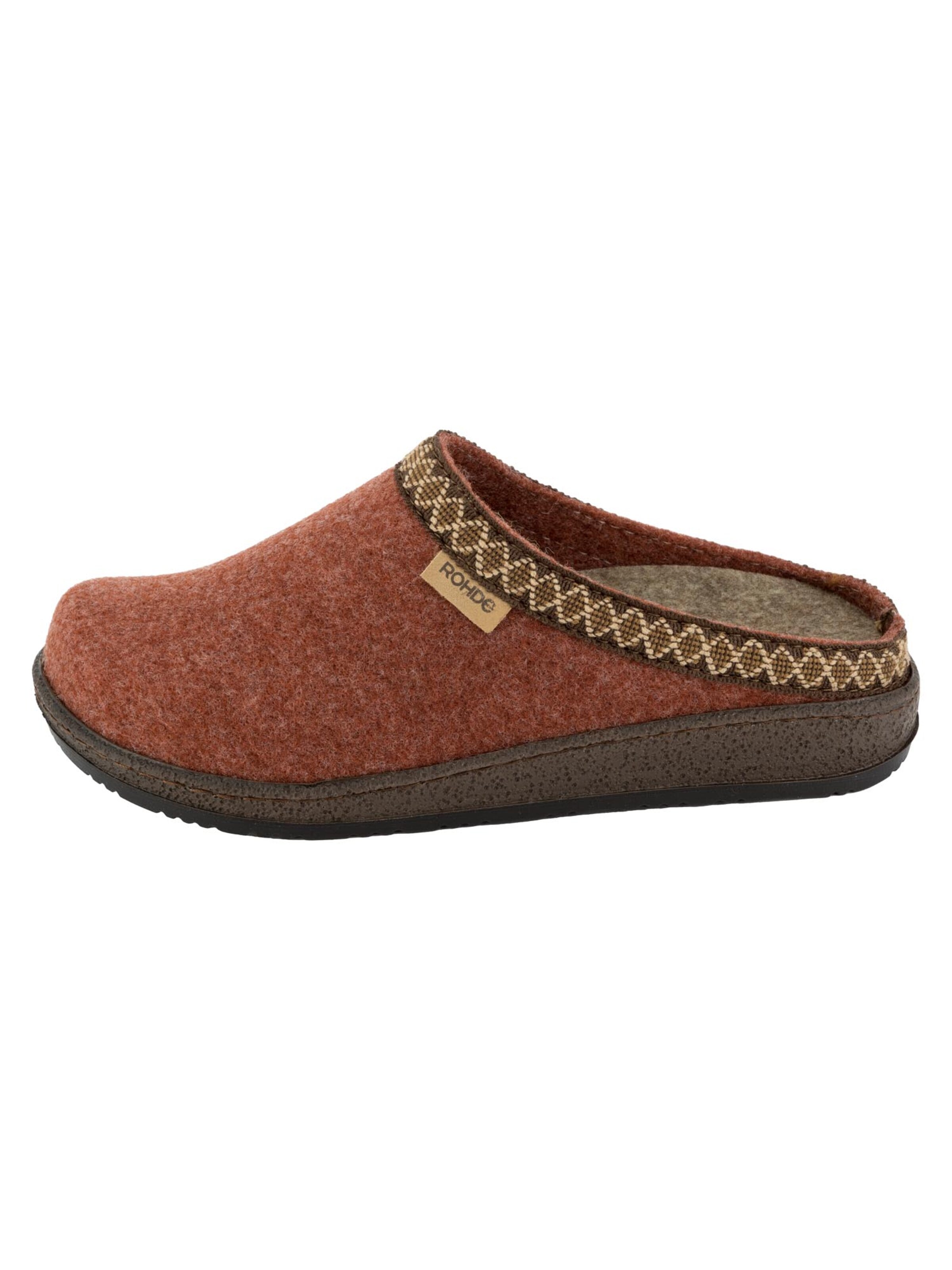 ROHDE Clogs 'Novara-D' in Rood: voorkant