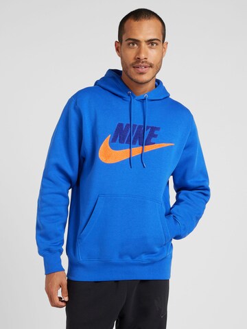 Nike Sportswear Sweatshirt 'CLUB' in Blau: Vorderseite
