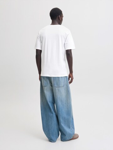T-Shirt 'JWHCorp' JACK & JONES en blanc