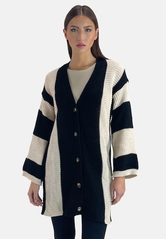 Cardigan Elara en beige : devant