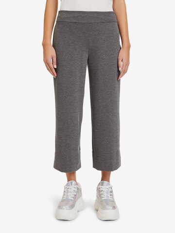 Cartoon Loose fit Pleated Pants in Grey: front
