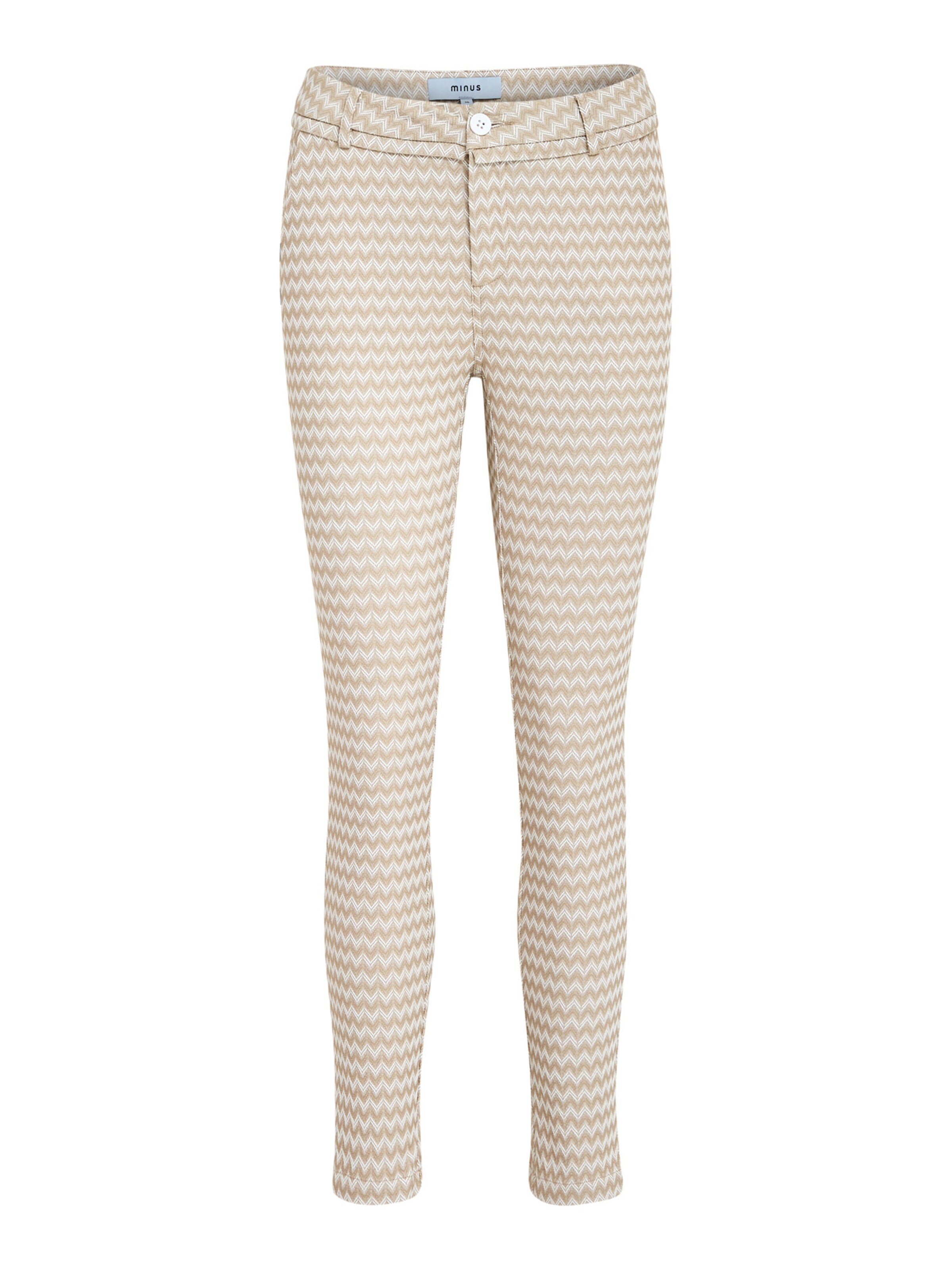 minus - Slimfit Pantalón 'Carma' en beige: frente