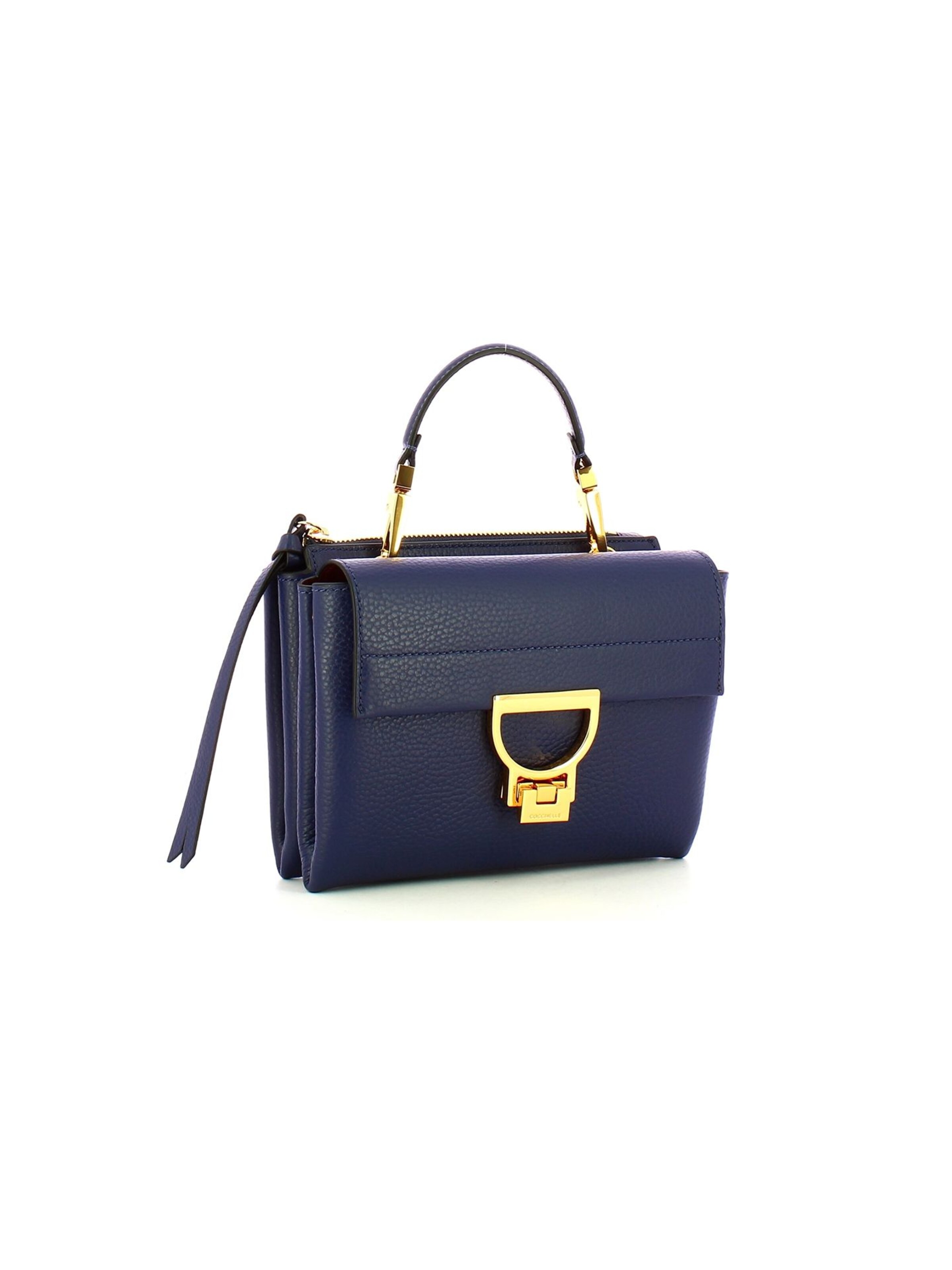 Coccinelle Umhängetasche 'Arlettis Handbag Grained Leather'‌‌‌‌‌‌‌‌‌ in Blau