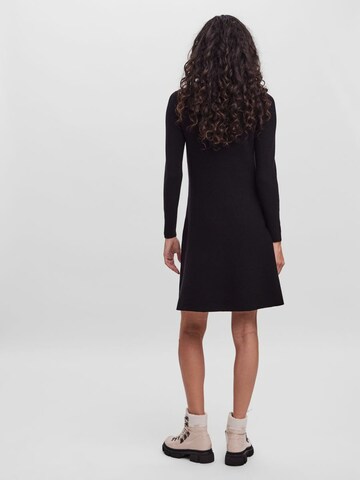 VERO MODA Knitted dress in Black