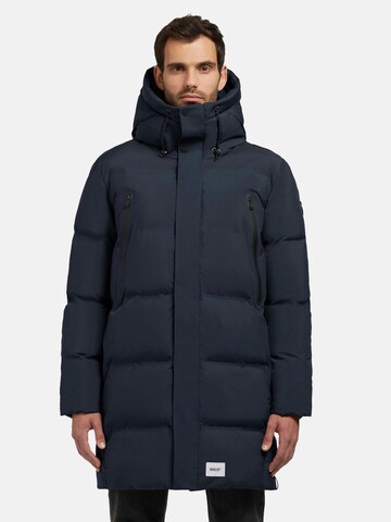 khujo Winter coat in Blue: front