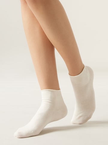 CALZEDONIA Socks in Beige