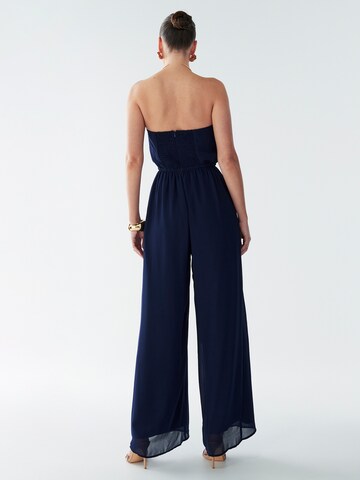 BWLDR Jumpsuit 'Alias' in Blauw: terug