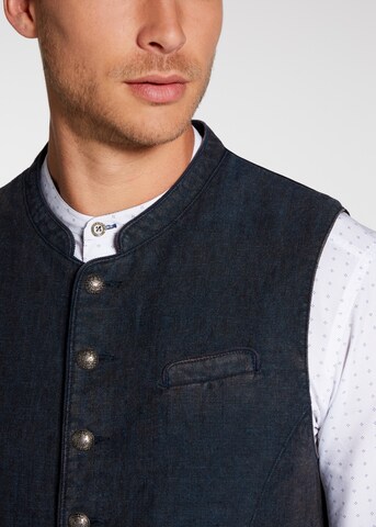 SPIETH & WENSKY Traditional Vest 'Pinto' in Blue