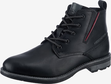 DANIEL HECHTER Lace-Up Boots 'Gabriel' in Black: front