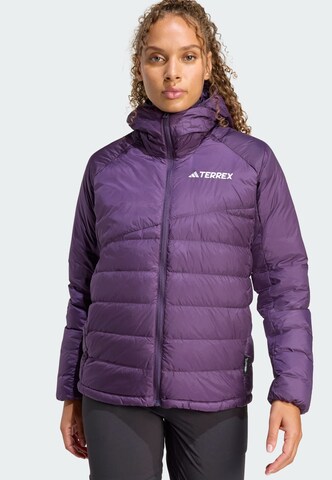 ADIDAS TERREX - Chaqueta de montaña 'Xperior' en lila: frente