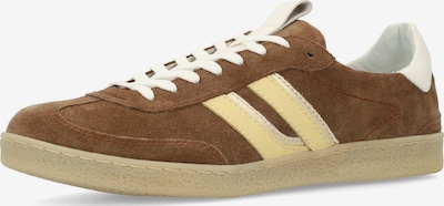 SACHA Sneaker low in 36 in braun / hellgelb / weiß, Produktansicht