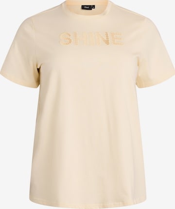 geltona Zizzi Marškinėliai 'MTEA': priekis