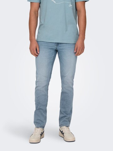 Only & Sons Slimfit Jeans i blå