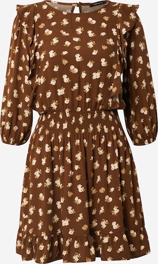 Trendyol Robe en sable / marron / roseau / blanc, Vue avec produit