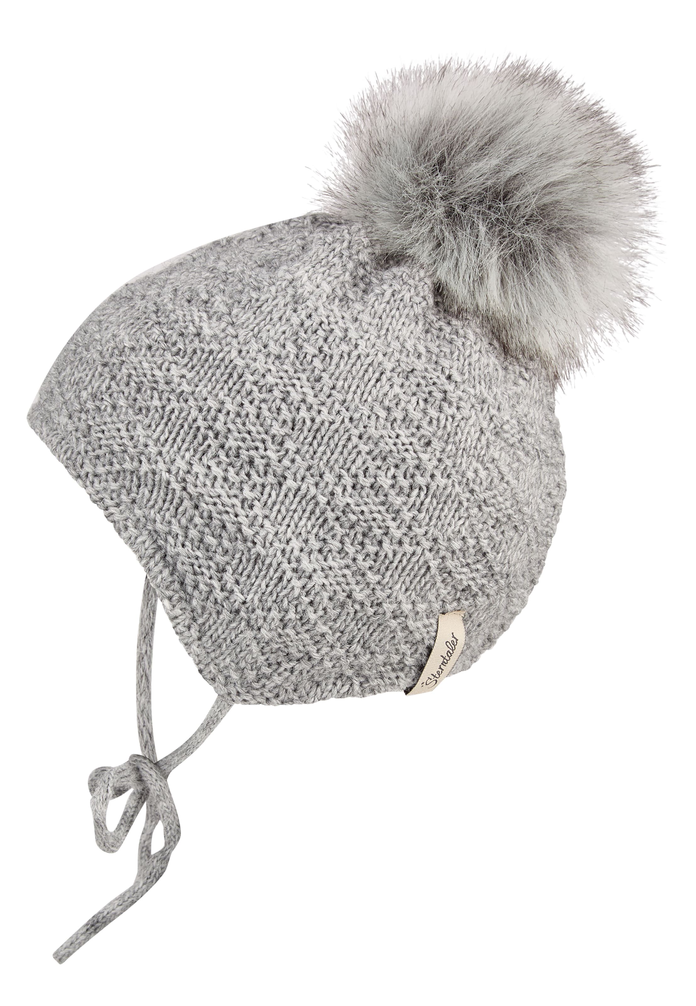 STERNTALER Beanie in Grey: front
