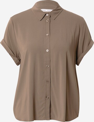 Samsøe Samsøe Blouse 'Majan' in Brown: front