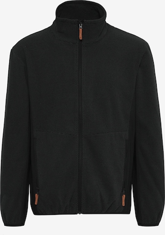North Bend Fleece Jacket 'Helgo' in Black: front