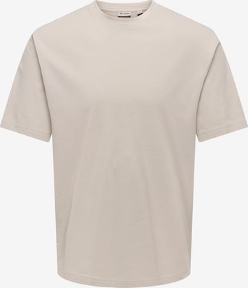 Tricou 'ONSFREDDIE' de la Only & Sons pe bej: față
