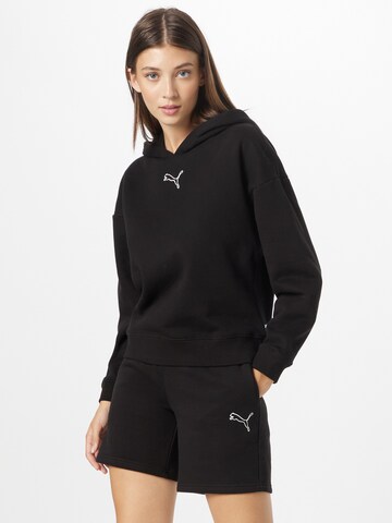 PUMA Φόρμα 'Loungewear 7"' σε μαύρο: μπροστά