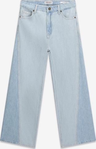 mėlyna GUESS JEANS Plačios klešnės Džinsai: priekis