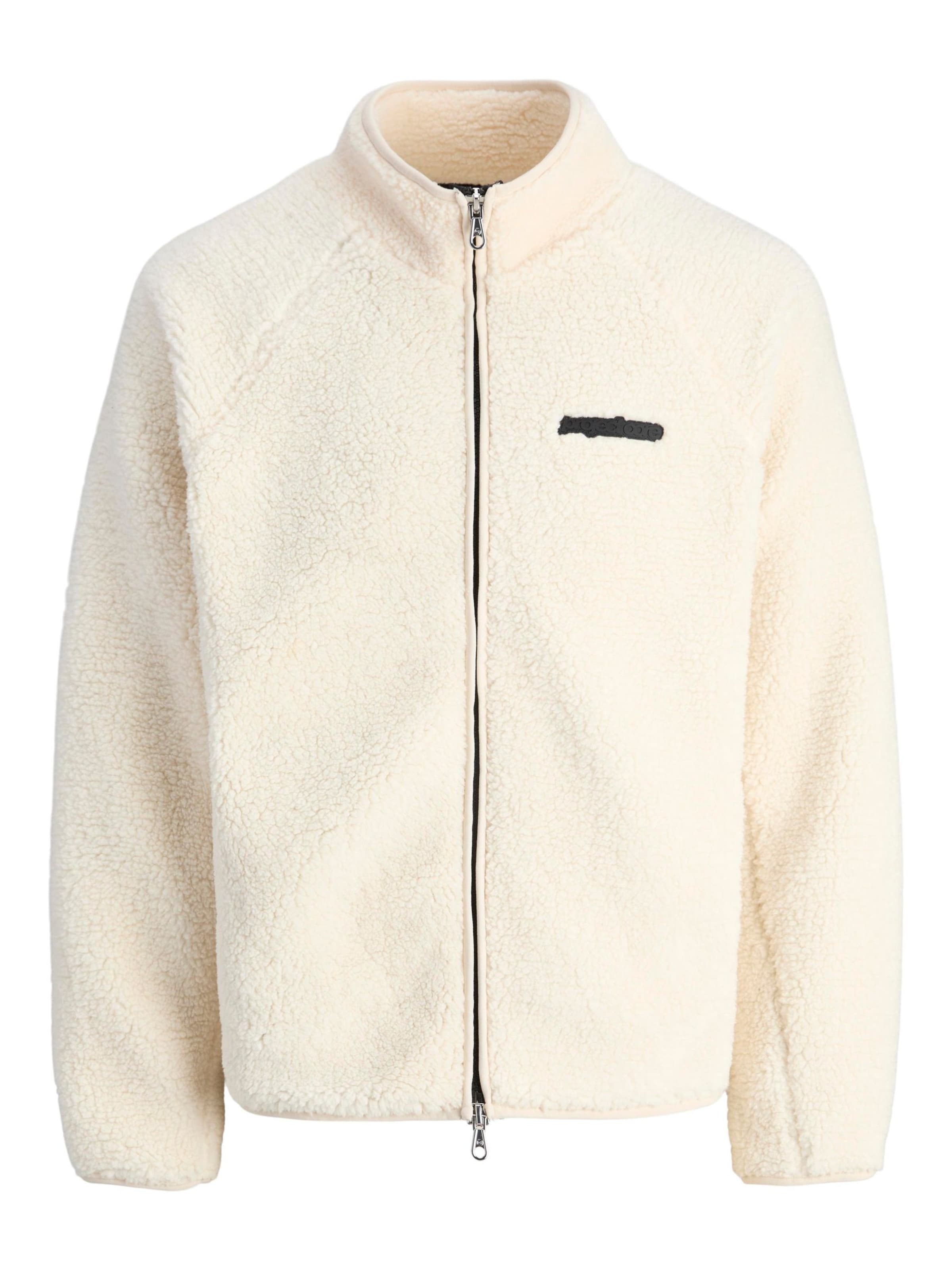 JACK & JONES - Chaqueta polar en beige: frente