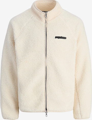 JACK & JONES - Chaqueta polar en beige: frente