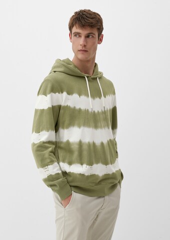 Sweat-shirt s.Oliver en vert : devant