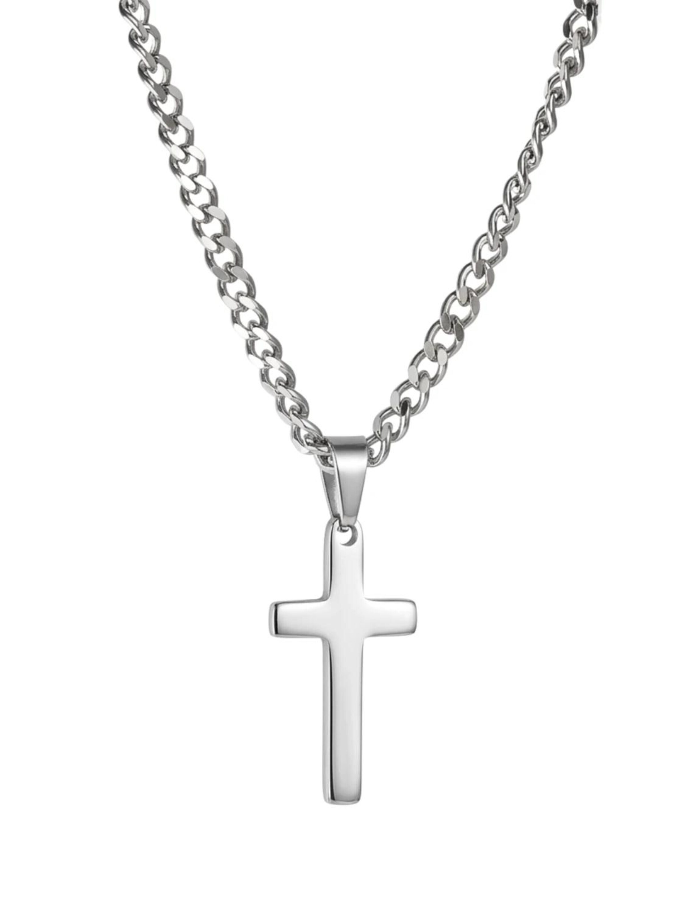 Eternal Halsband 'Kreuz' i silver