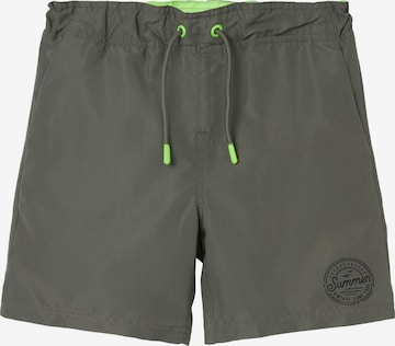 NAME IT Board Shorts 'Zads' in Green: front