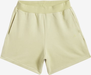 ADIDAS PERFORMANCE Sports trousers in Yellow: front
