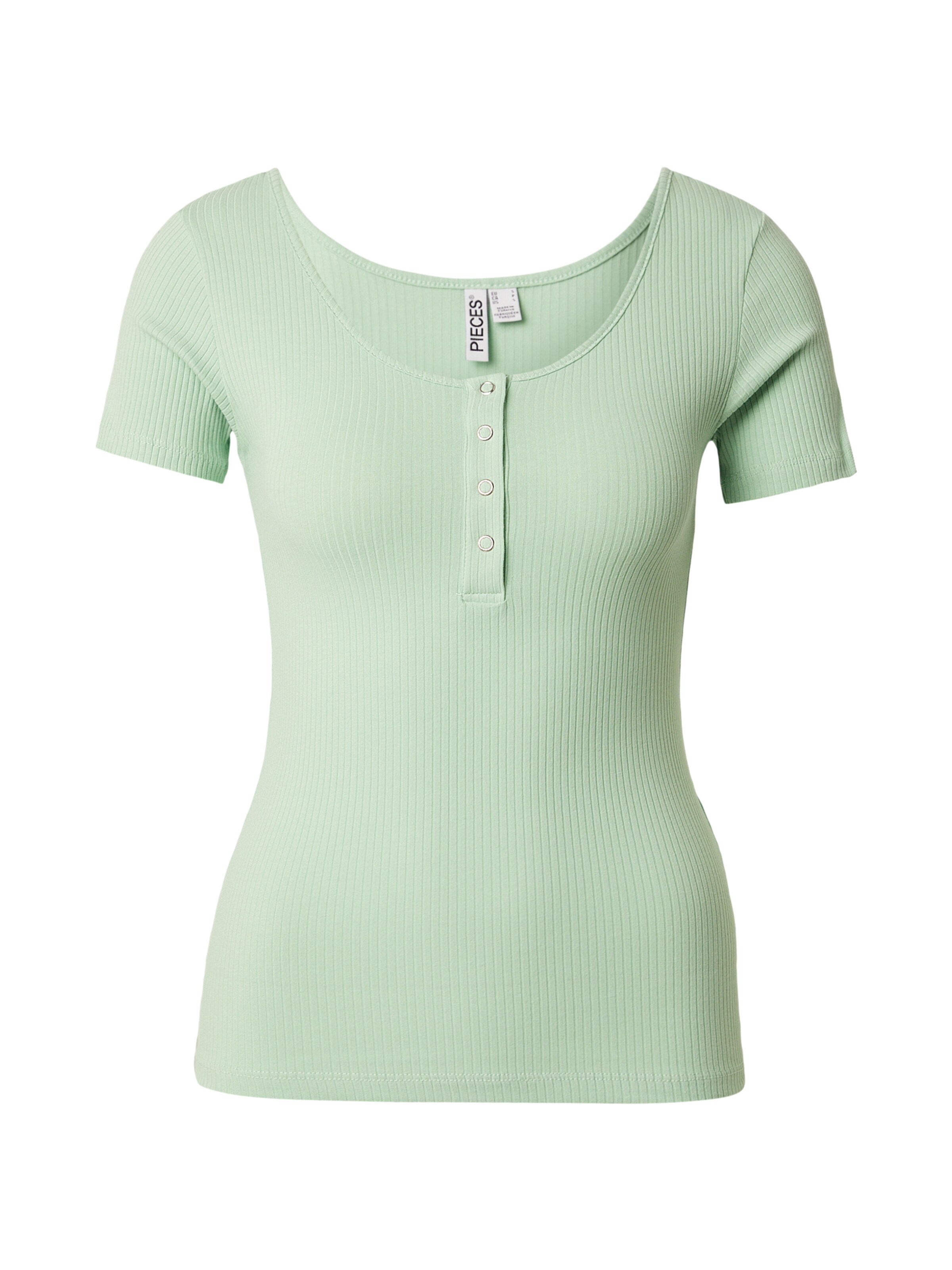 PIECES T-Krekls 'PCKITTE', krāsa - piparmētru, Preces skats