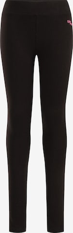 WE Fashion Skinny Leggings i svart: framsida