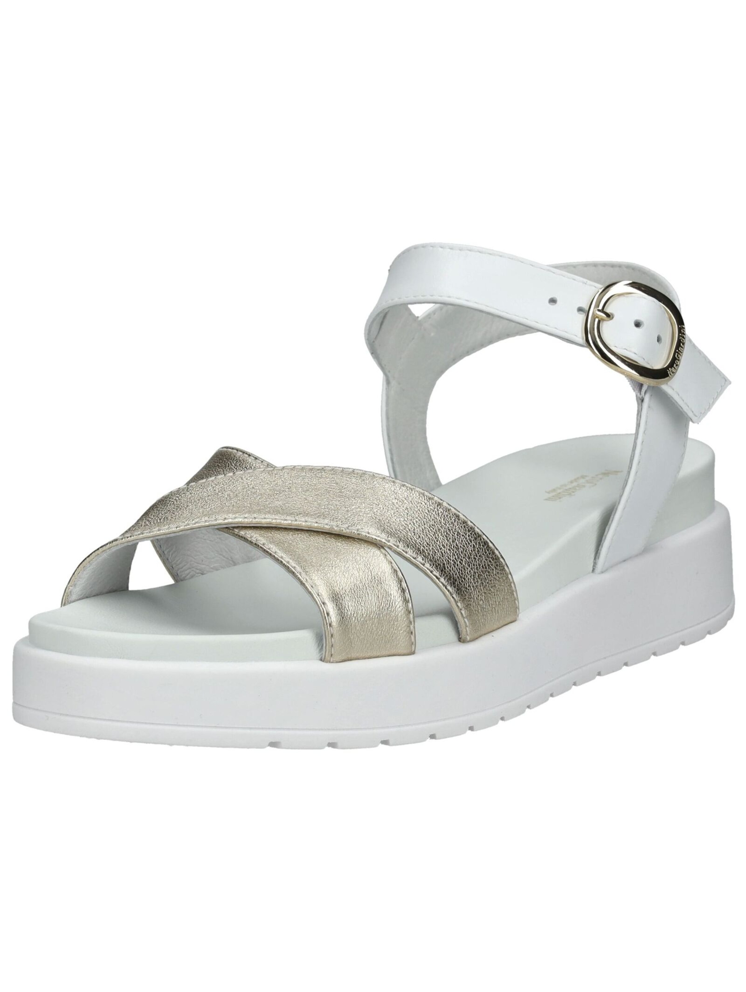 Sandalo di Nero Giardini in bianco: frontale