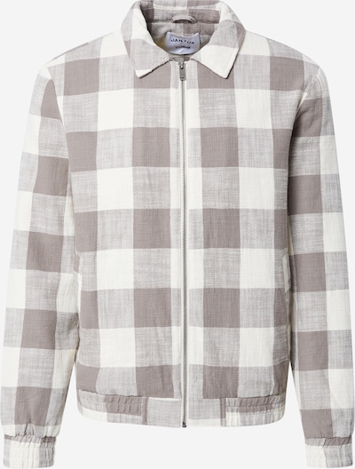DAN FOX APPAREL Prijelazna jakna 'Ilja' u taupe siva / prljavo bijela, Pregled proizvoda