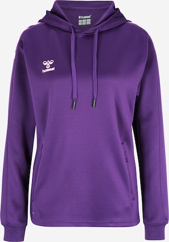 Hummel Athletic Sweatshirt 'Poly' in Purple: front