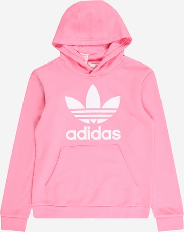 ADIDAS ORIGINALS Sweatshirt 'Trefoil' i pink: forside