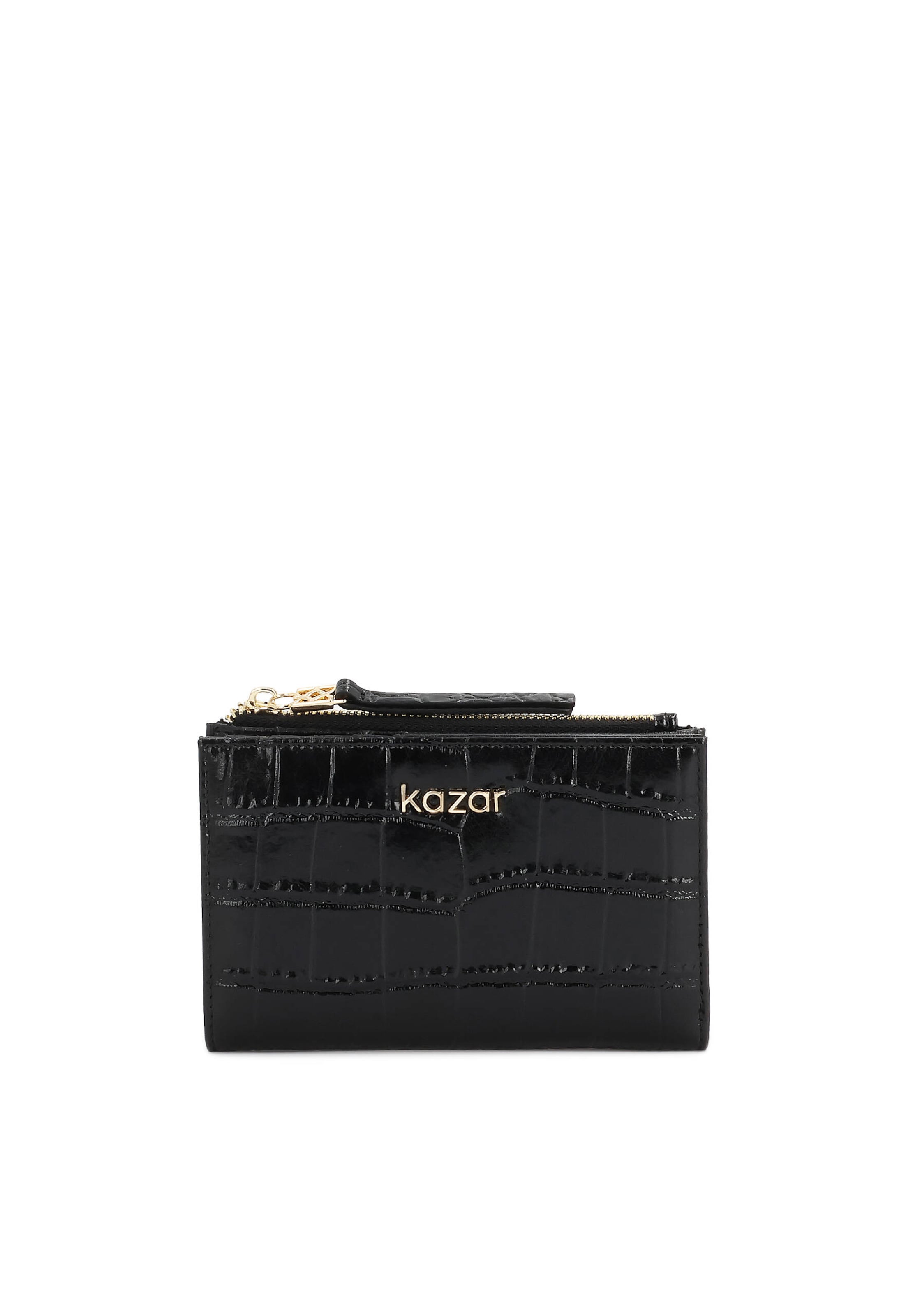 Kazar Wallet in Black: front