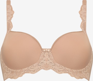 TRIUMPH T-shirt Bra ' Amourette Charm ' in Beige: front