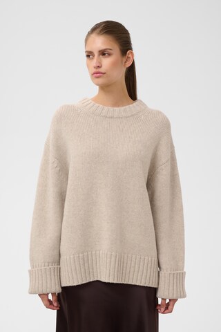 SOAKED IN LUXURY - Pullover em bege: frente