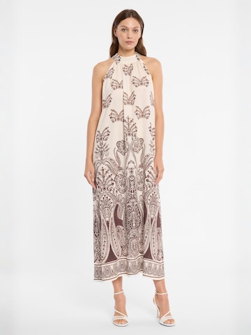 Ana Alcazar Jurk 'Doreyu' in Beige