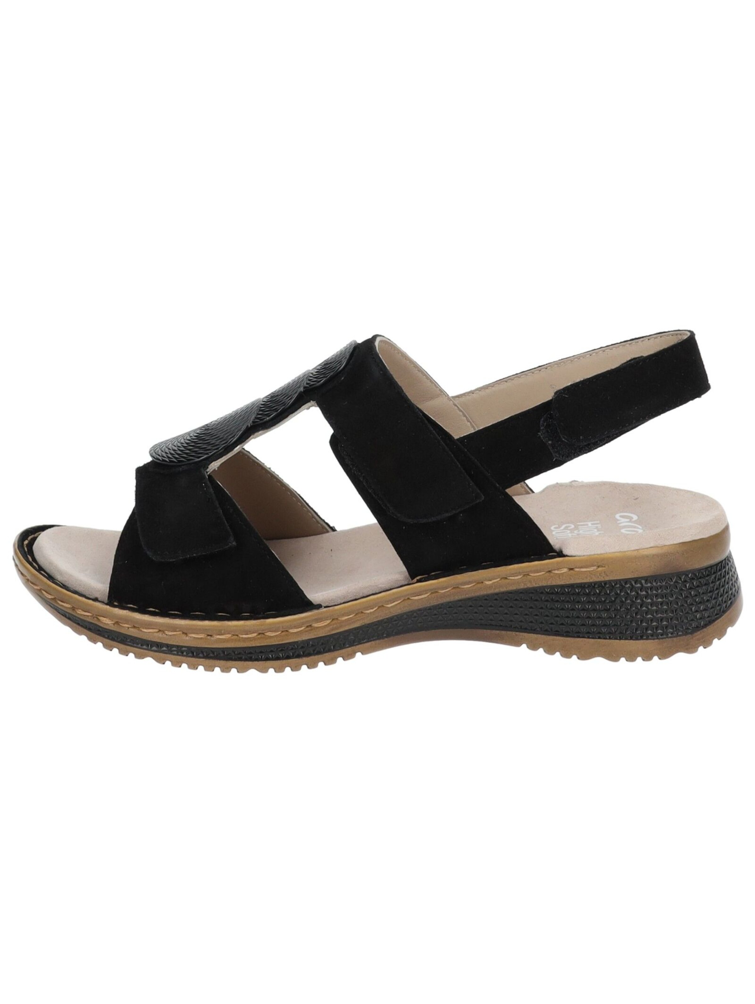 ARA Strap Sandals in Black