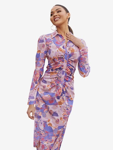 Robe-chemise Chi Chi London en violet