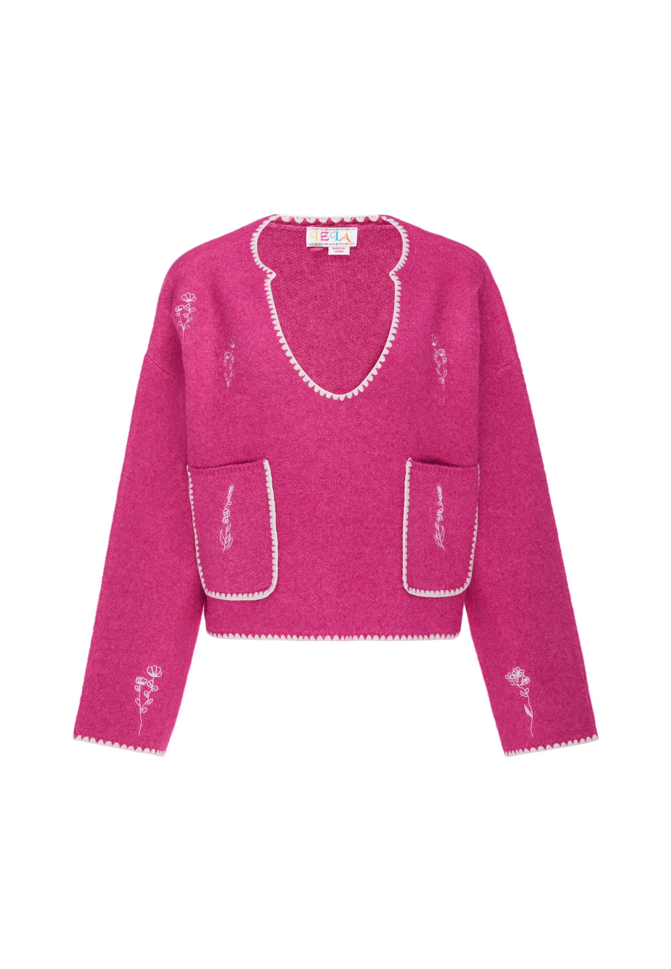 IZIA - Jersey en rosa: frente