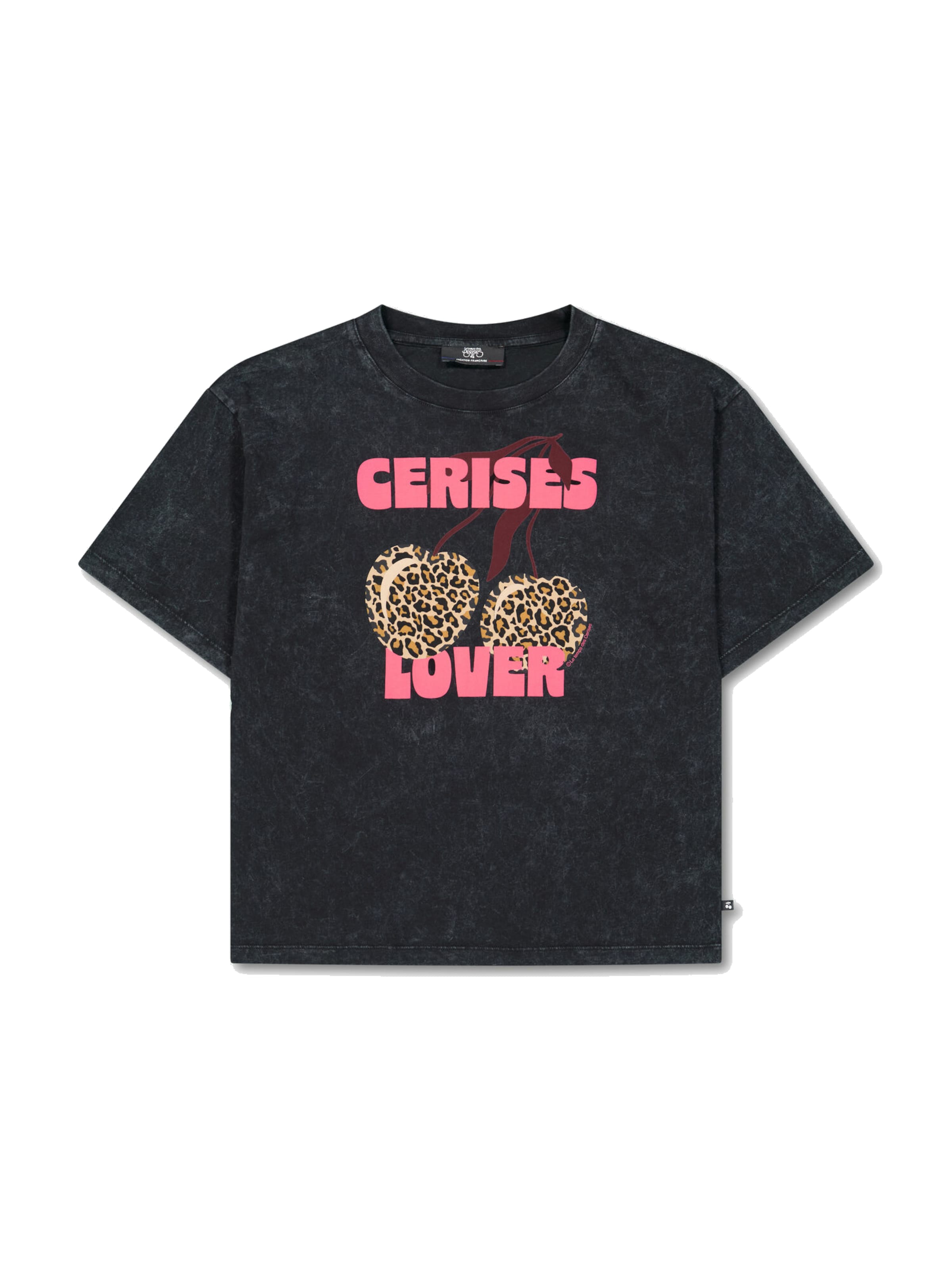 Le Temps Des Cerises Shirt 'SPIKY' in Black: front
